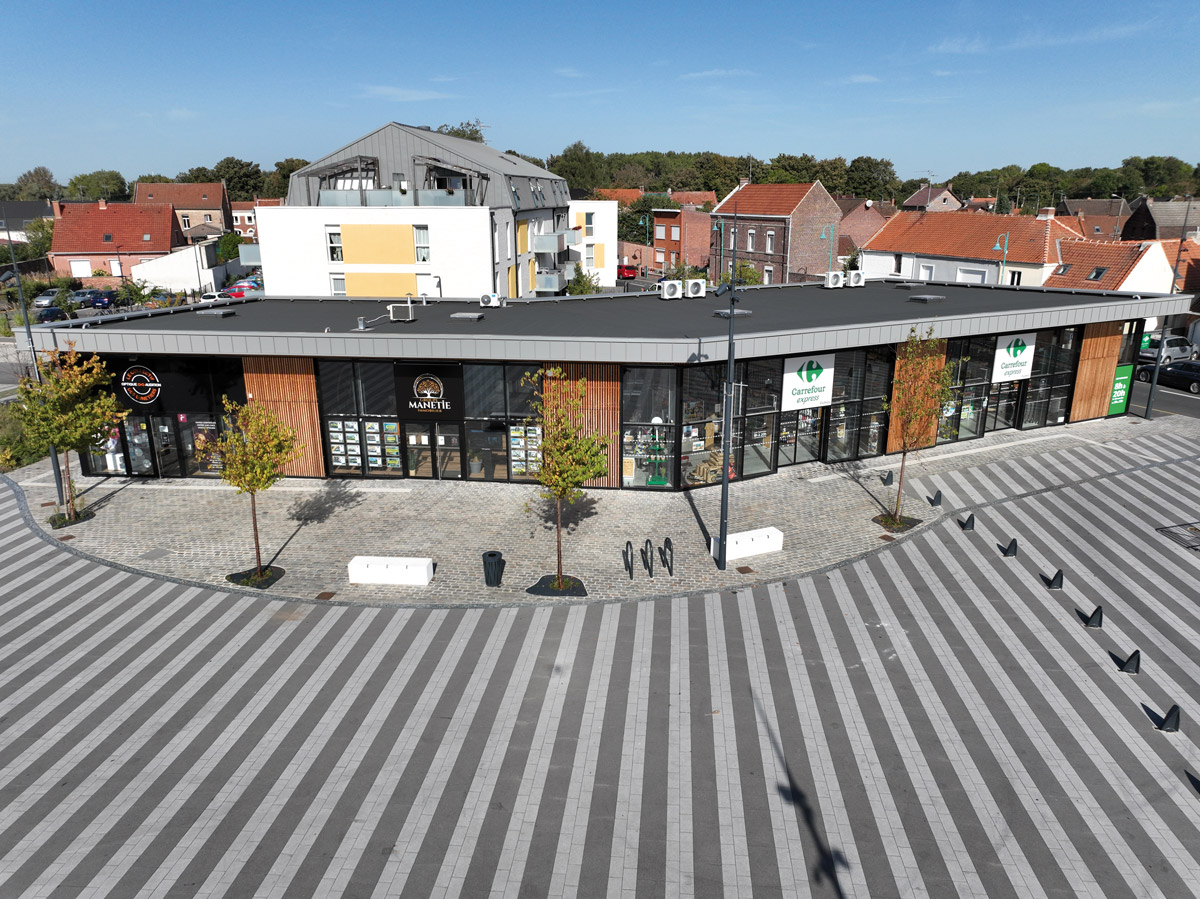 Manetie Carrefour City Cuincy 2020 Commerce Retail Industrie Bâtiment d’activité Immeuble d’entreprise Immeuble industriel Bureau Maitrise d’œuvre Ingénierie Construction Rénovation Réhabilitation