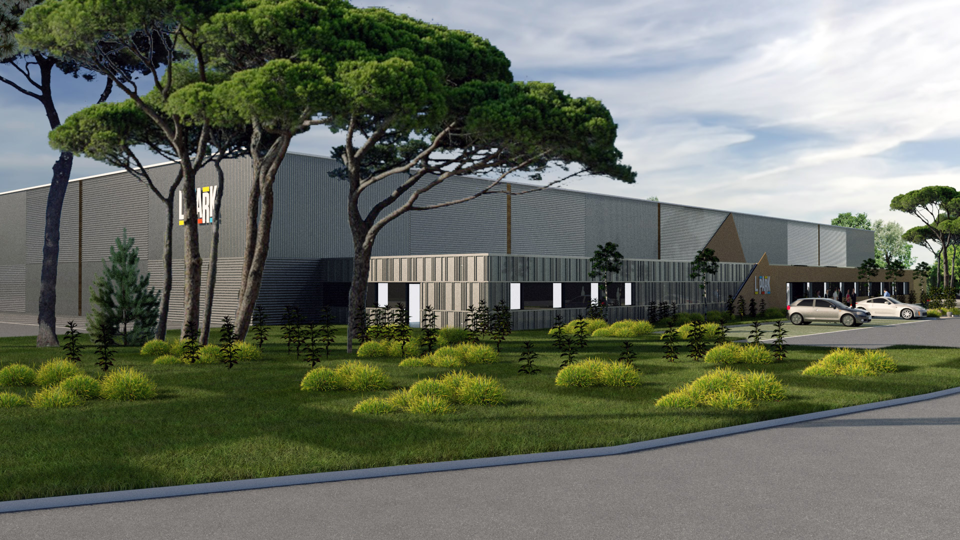 L-Park Lievin 2025 Réhabilitation Industrie Logistique Bâtiment d’activité Immeuble d’entreprise Immeuble industriel Bureau Maitrise d’œuvre Ingénierie Construction Rénovation