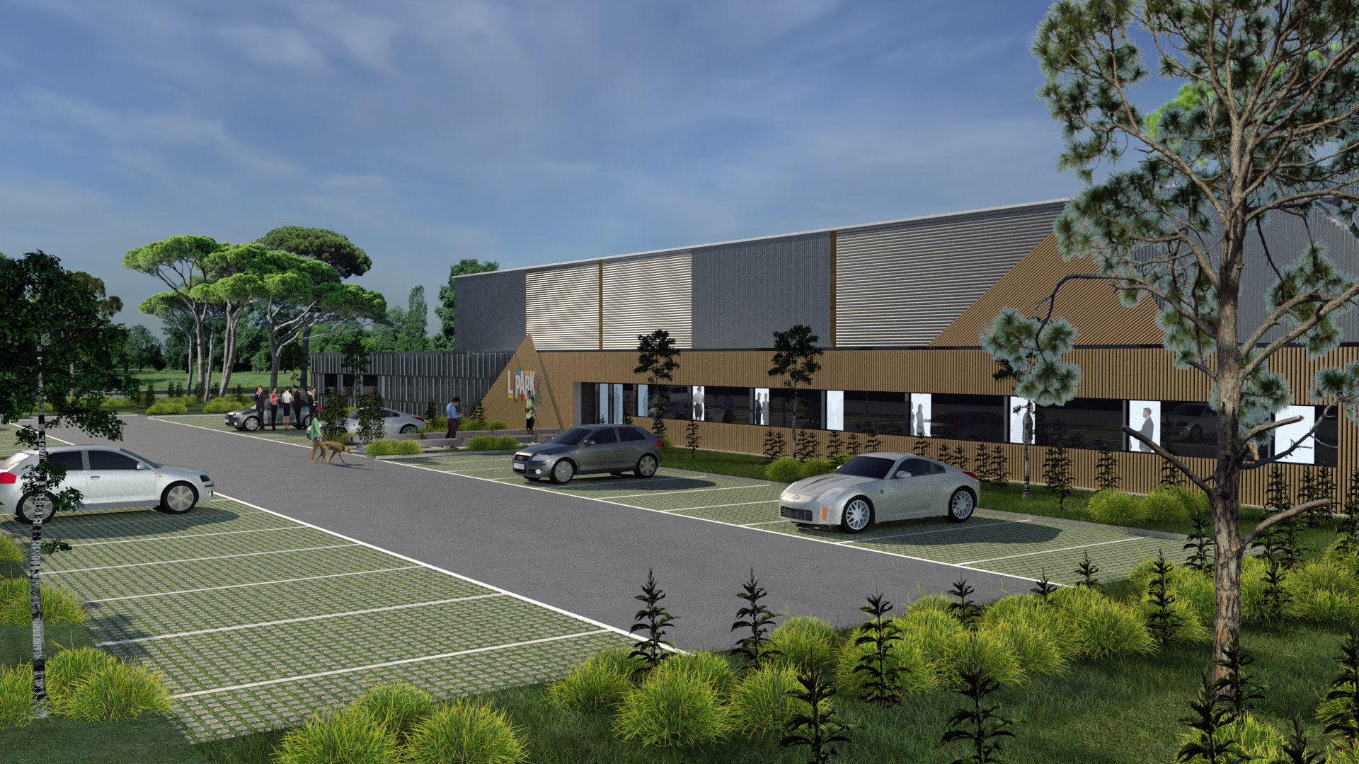 L-Park Lievin 2025 Réhabilitation Industrie Logistique Bâtiment d’activité Immeuble d’entreprise Immeuble industriel Bureau Maitrise d’œuvre Ingénierie Construction Rénovation