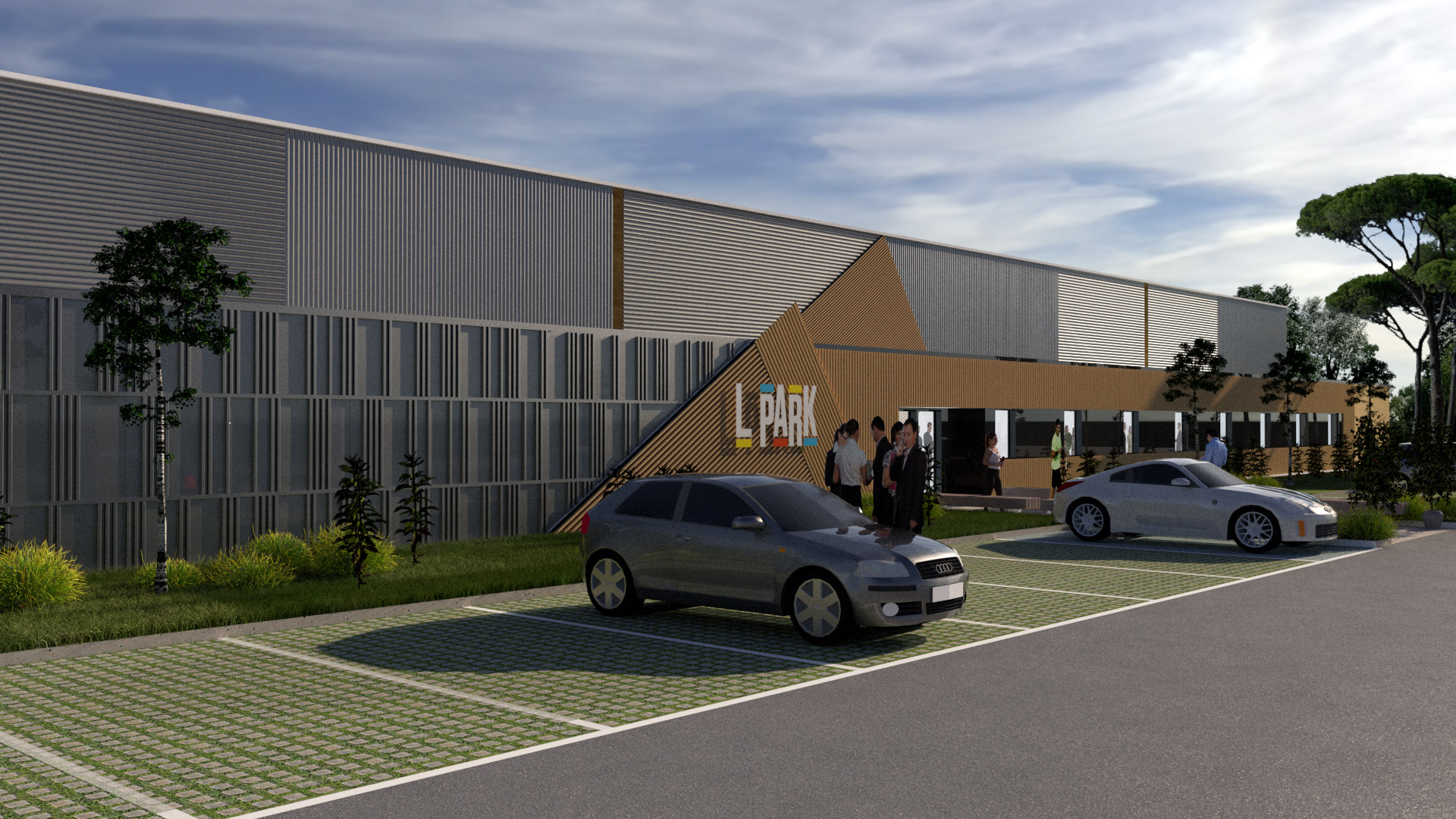 L-Park Lievin 2025 Réhabilitation Industrie Logistique Bâtiment d’activité Immeuble d’entreprise Immeuble industriel Bureau Maitrise d’œuvre Ingénierie Construction Rénovation