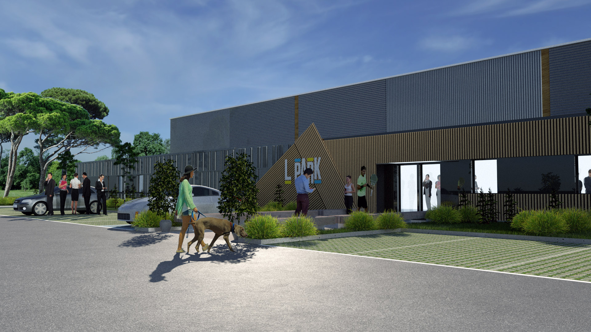 L-Park Lievin 2025 Réhabilitation Industrie Logistique Bâtiment d’activité Immeuble d’entreprise Immeuble industriel Bureau Maitrise d’œuvre Ingénierie Construction Rénovation