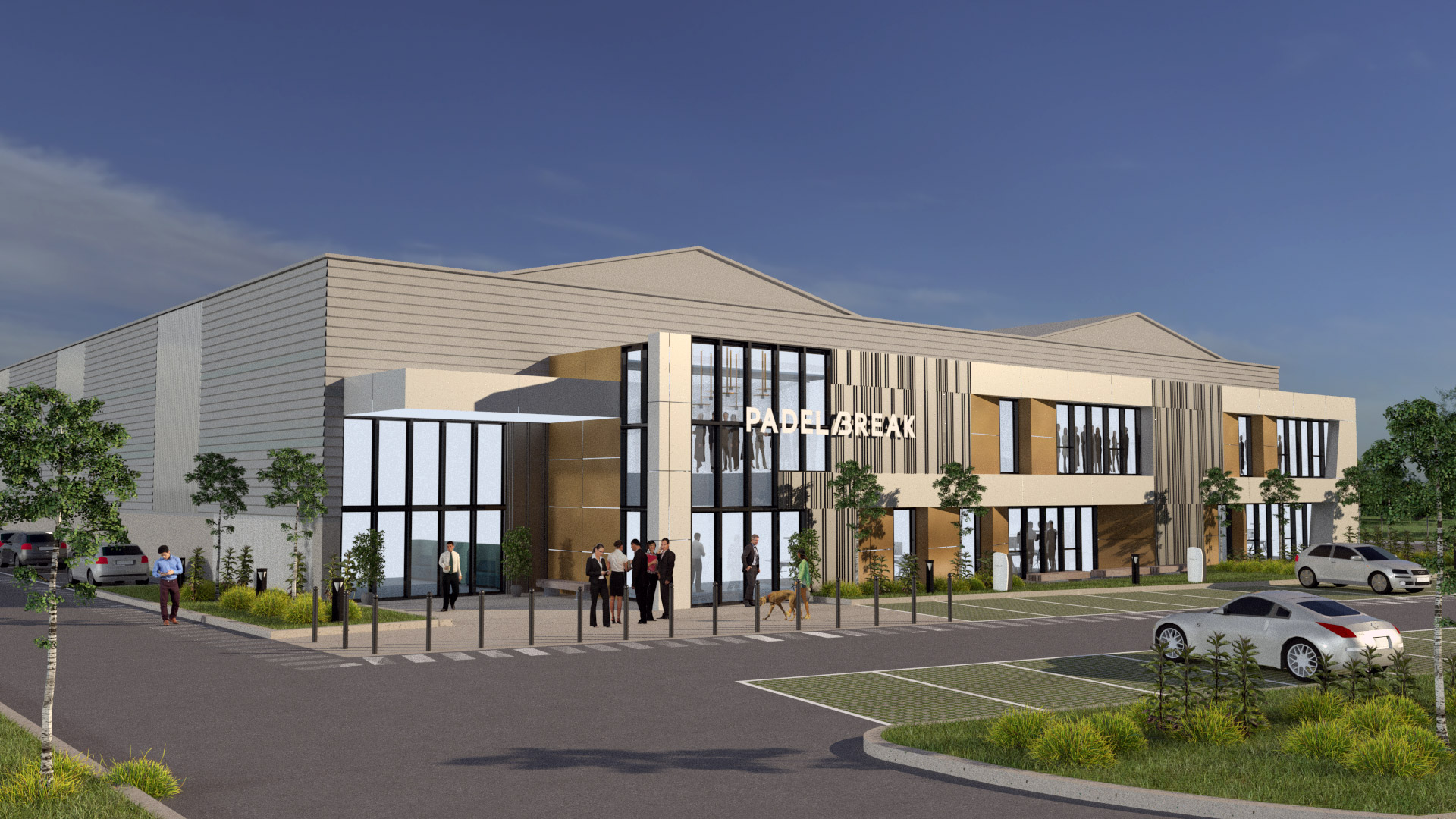 Padel Break Saint-Saulve 2026 Réhabilitation Industrie Logistique Bâtiment d’activité Immeuble d’entreprise Immeuble industriel Bureau Maitrise d’œuvre Ingénierie Construction Rénovation