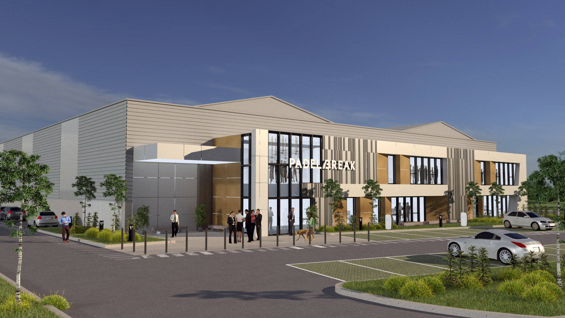 Padel Break Saint-Saulve 2026 Réhabilitation Industrie Logistique Bâtiment d’activité Immeuble d’entreprise Immeuble industriel Bureau Maitrise d’œuvre Ingénierie Construction Rénovation