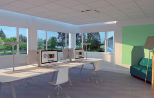 SCI Jeu-de-paume Les-loges-en-Josas 2021 Réhabilitation Industrie Logistique Bâtiment d’activité Immeuble d’entreprise Immeuble industriel Bureau Maitrise d’œuvre Ingénierie Construction Rénovation